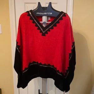 Roja western glam pancho.